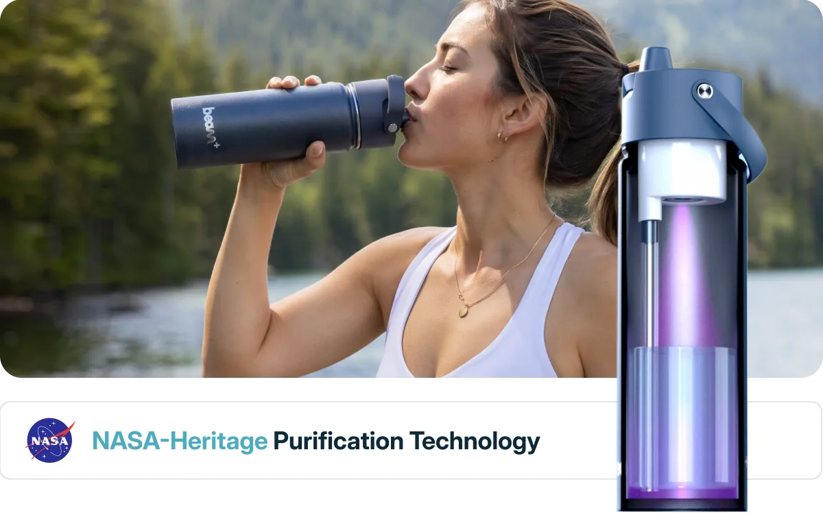 UV Brite Beam+ water bottle