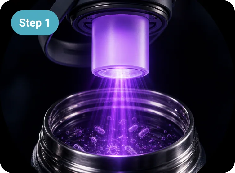 Active UVC-Sterilization